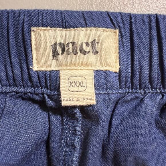 Pact Women's Plus Size Daily Twill Crop Pant Organic Cotton Stretch Navy - XXXL - Picture 7 of 10